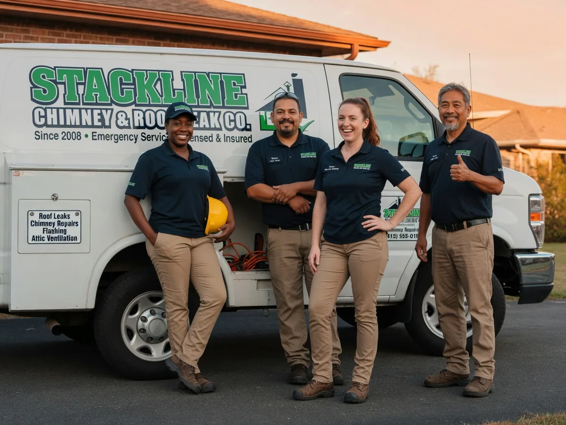 Chimney flashing repair company in Hornbeck, LA